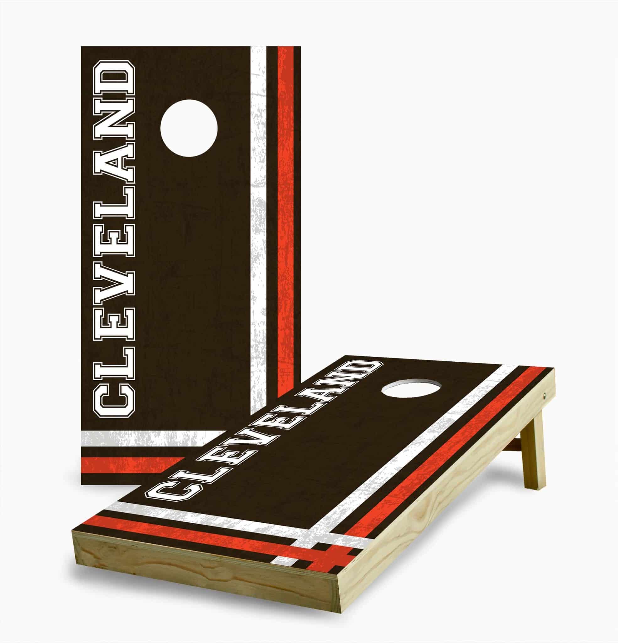 Cleveland Browns Cornhole Game - 4 Stripe
